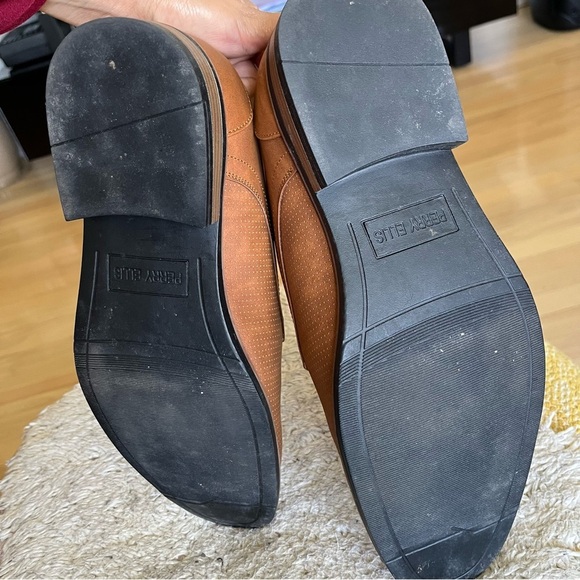 Perry Ellis Brown Leather Men's Shoes Size 9.5 US - Picture 7 of 7